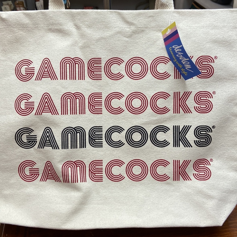 Gamecock Canvas Tote - Picture 2 of 6